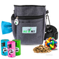 Dog Training Treat Pouch with Waste Bag Dispenser & Adjustable Wear Options