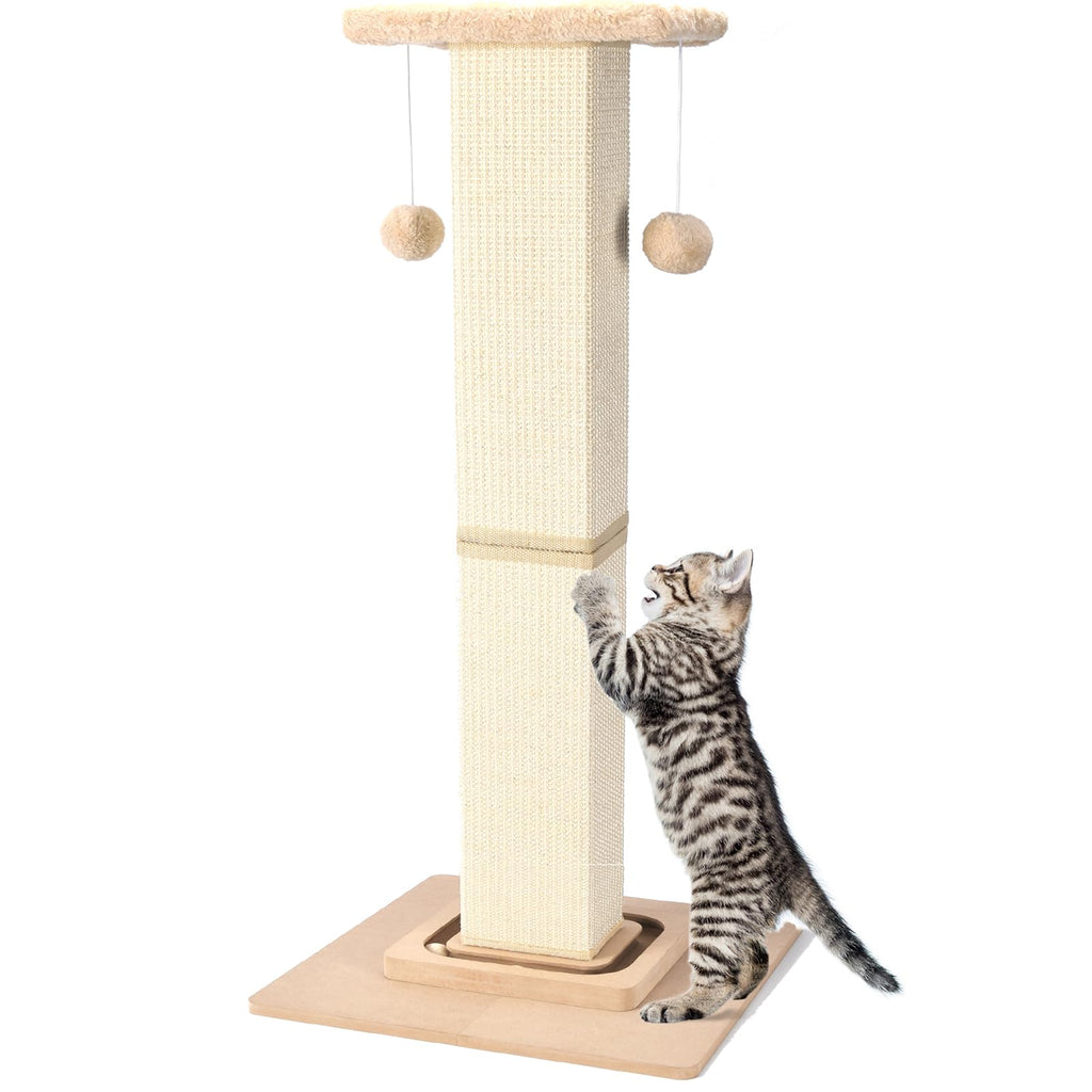 33-Inch Sisal Cat Scratching Post with Stable Base