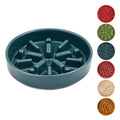 Ceramic Slow Feeder Dog Bowl with Non-Slip Base (Set of 5)