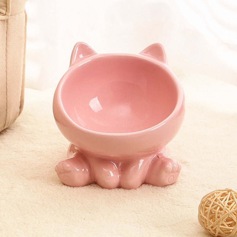 Ceramic Elevated Cat Bowl Set (2-Pack)