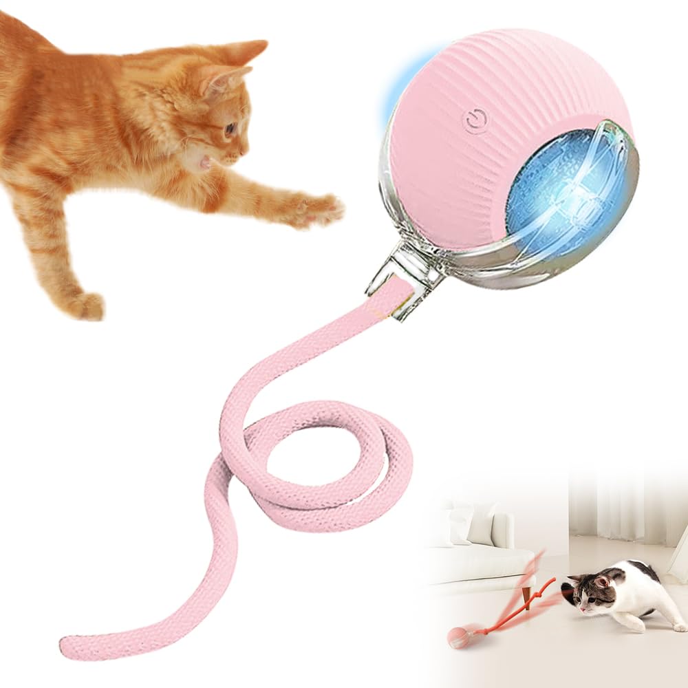 Smart Interactive Rolling Ball Toy for Cats & Dogs