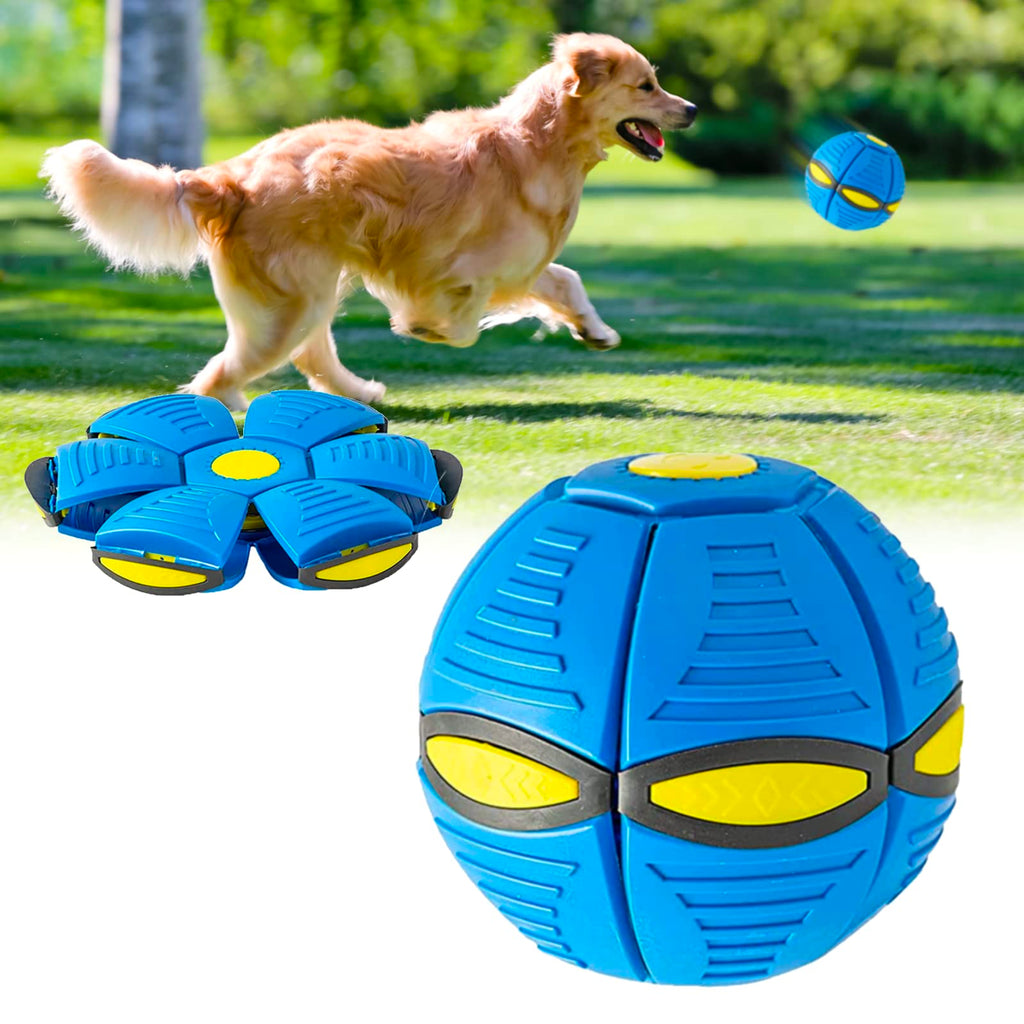 Pop-Up Flying Saucer Ball Dog Toy (Transforming Disc Ball)