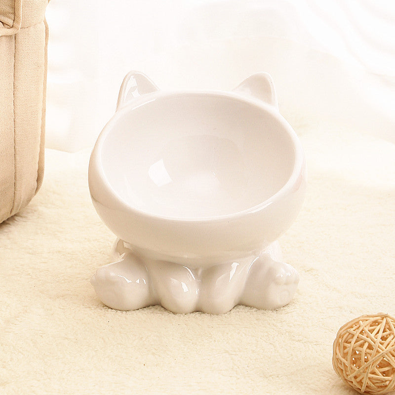 Ceramic Elevated Cat Bowl Set (2-Pack)